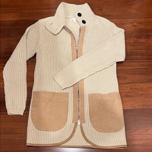 New York & Company Cream Knit Sweater